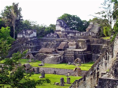 The Tikal Mayan City Of Five Towering Pyramids Part Travel Tourism And Landscapes