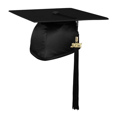 Endea Graduation Shiny Black Cap And Tassel With Date Drop Ebay