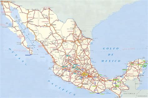 MÉXICO Carreteras y Autopistas Page SkyscraperCity Mapas de carreteras Mapa de