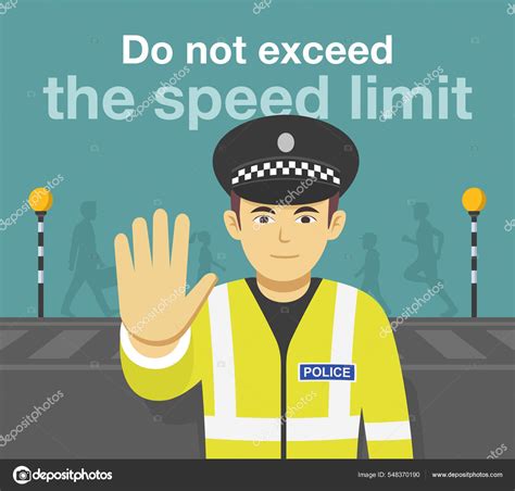 British Traffic Police Officer Stops Car Warning Drivers Exceed Speed