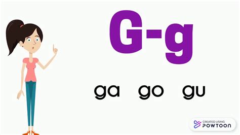 La Consonante G G Sonido Gagogu Youtube