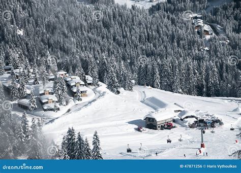 Ski Resort Of Madonna Di Campiglio Italian Alps Italy Editorial