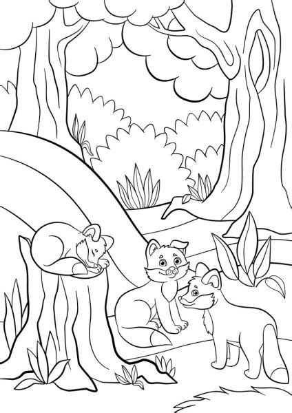 We've got all the popular animals to color including cats, dogs, farm animals, lions, birds, fish and so much more! Waterfal de forêt jungle dessin animé livre à colorier ...