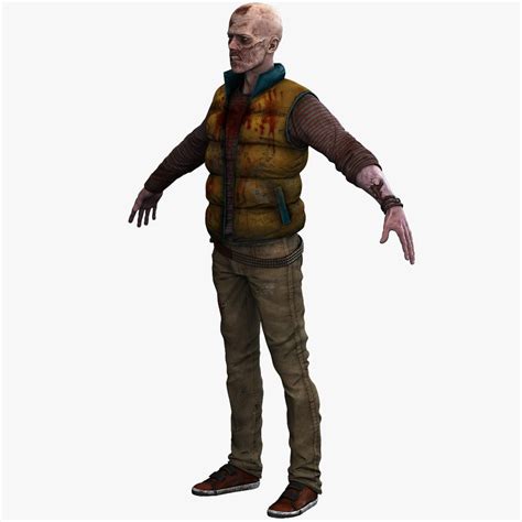 Ideas For Zombie 3d Model Download Out Mockup