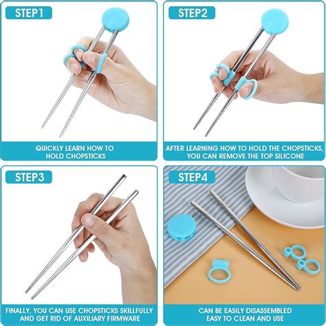 2 Pairs Training Chopsticks For Kidslearning Chopsticks Helper