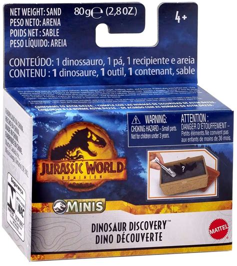 Jurassic World Dominion Dinosaur Discovery Blind Box Mini Dino Figures For Fans Collectors