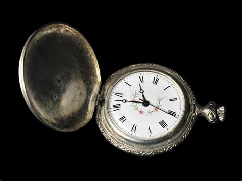 Antique Pocket Watch Stock Photo Image Of Small Silver 8276294