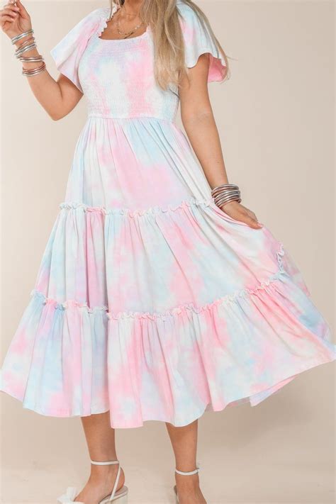Cotton Candy Dress In 2021 Cotton Candy Dress Candy Dress Selkie