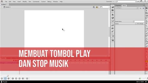 MEMBUAT TOMBOL MUTE PLAY MUSIK DI FLASH CS 6 ACTION SCRIPT 2 YouTube