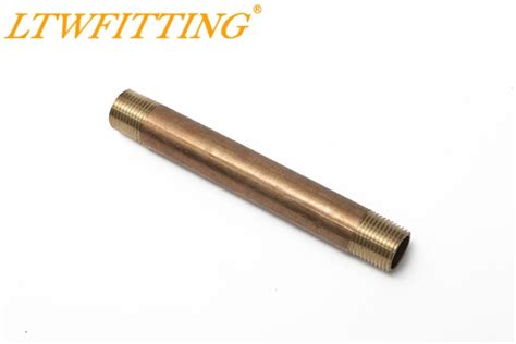 Ltwfitting Brass Pipe 6 Long Nipples Fitting 34 Male Npt Air Water