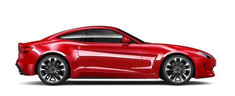 3d Illustration Of Generic Red Sports Car Side View Stock Photo