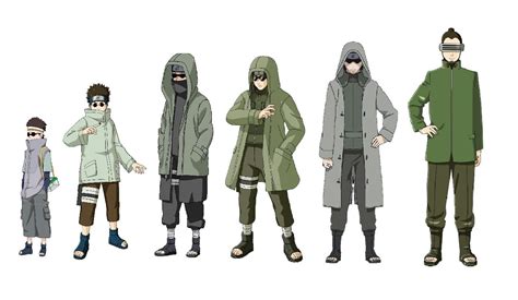 Aburame Shino Evolution Naruto Uzumaki Naruto Clothing Naruto