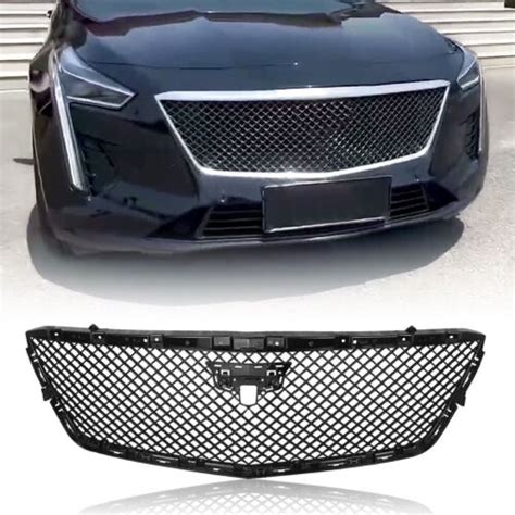 For 2019 2020 Ct6 Front Bumper Grill Grille Glossy Black Ebay