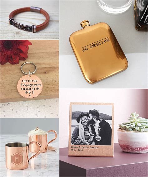 Coming up with unique gifts for your 10th wedding anniversary can be difficult. 7th Wedding Anniversary Gift Ideas - Wool and Copper Gift ...
