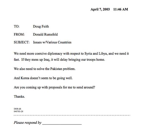 Years Ago Today Donald Rumsfeld Sent The Greatest Memo Of All Time Vox