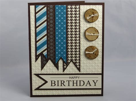 Handmade Fathers Day Or Birthday Card Stampin Up Guy Cool