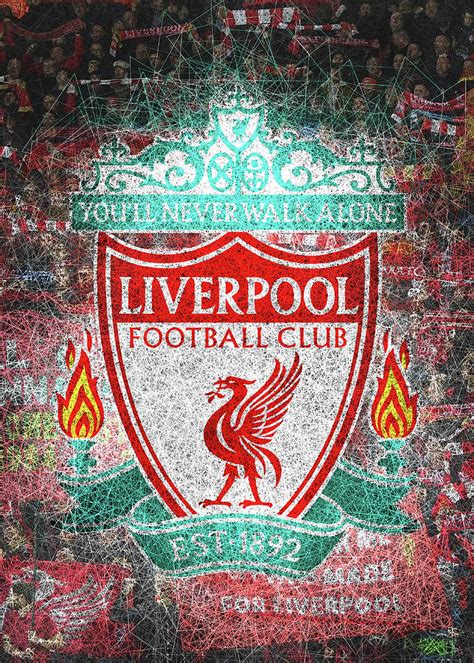 Was founded following a dispute between the everton committee and john houlding, club president and owner of the land at anfield. Liverpool F.C. Logo Digital Art by Kunyah ArtForce