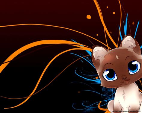 Cute Anime Cat Wallpapers Top Free Cute Anime Cat Backgrounds