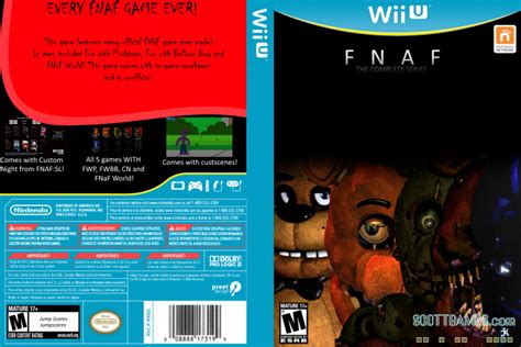 Five Nights At Freddys The Complete Series Wii U Box Art Cover By