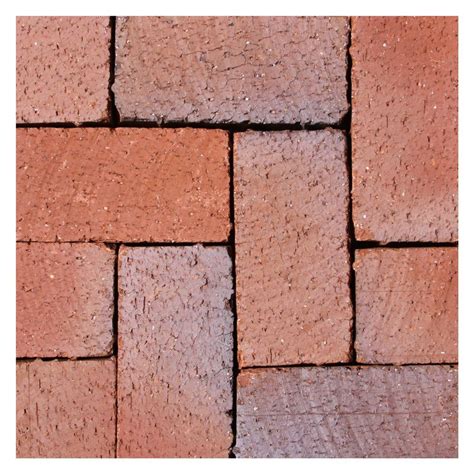 Mission Split 8 In X 4 In X 163 In Tumbled Clay Red Flash Paver 073602408 The Home Depot