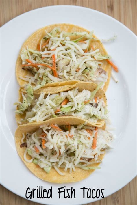 Grilled Fish Tacos And Slaw ~ New 31 Days Of Grilling Recipes