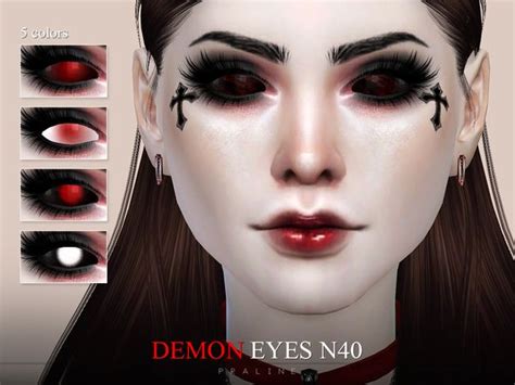 Pralinesims Demon Eyes N40 Sims Sims 4 Cc Eyes Sims 4 Anime