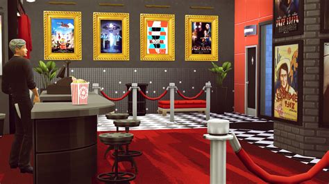 My Sims 4 Blog Newcrest Cinema By Jenba