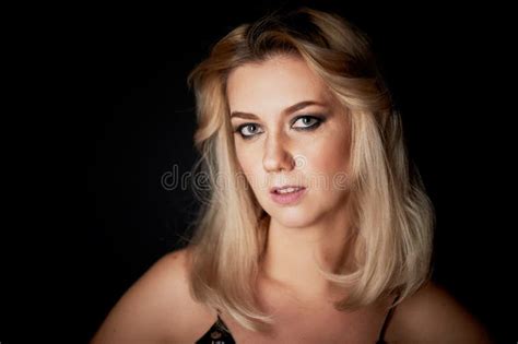 Beautiful Blonde Retro Stylehairstyle In The Style Of Abba Disco
