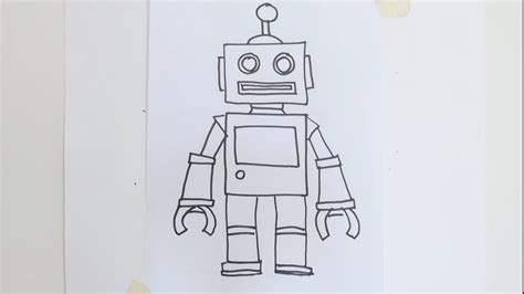 However, drawing a cool robot is more difficult if you don't have much experience with cartoon characters. How to draw cartoon robot - YouTube