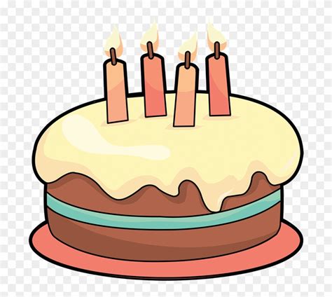 Art Cake Birthday Cake Clipart 4 Cakes Clipartix Cake Cartoon Free