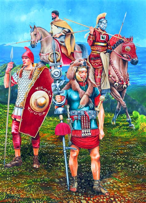 Roman Army Units In The Western Provinces Auxiliary Cavalrymen