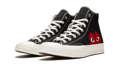 Converse CT 70 Cdg Play Black/White | Converse, Converse chuck taylor high top sneaker, Snicker ...
