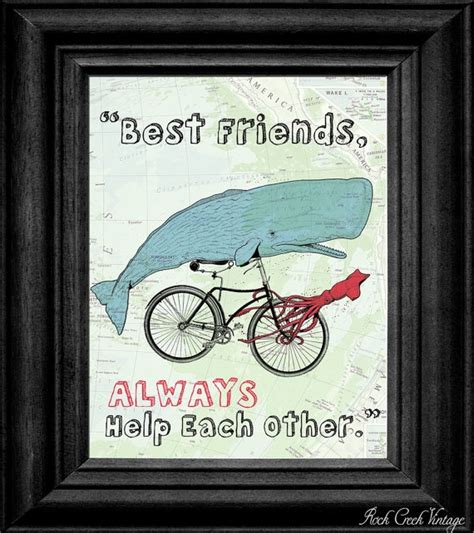 Best Friends Help Each Other Best Friends Bff 3 Whale