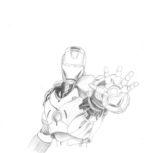 Iron Man Sketch By Mlynek111 On Deviantart
