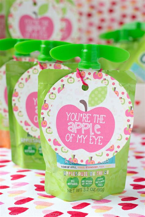 "You're The Apple Of My Eye" GoGo squeeZ Valentines ... Valentine's day history goes way a nice dinner out, going to the movies, cooking a fancy meal at home, or hosting a valentine's.