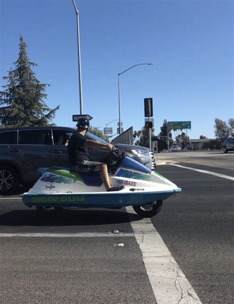 this guy turned his jet ski into a motorcycle r atbge