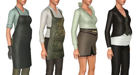 My Sims 3 Blog All Ambitions Clothing Maternity Enabled Defaults By