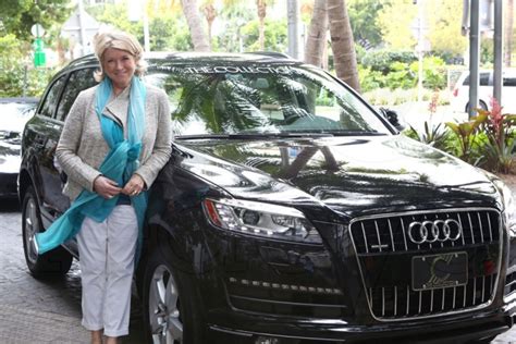 Martha Stewart With Audi Q7 From The Collection At Soho Beach House