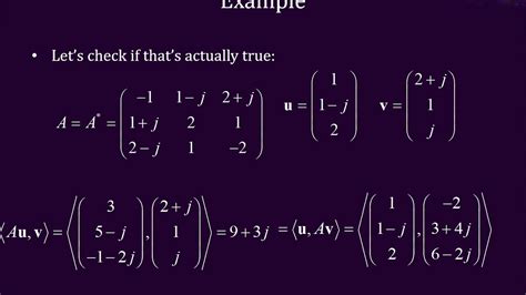 11 5 self adjoint and skew adjoint linear operators youtube