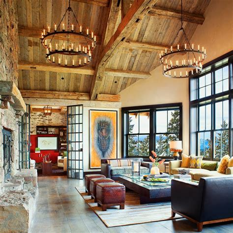 Modern rustic mountain home decor. Postcards From Colorado: Mountain Living Home of the Year