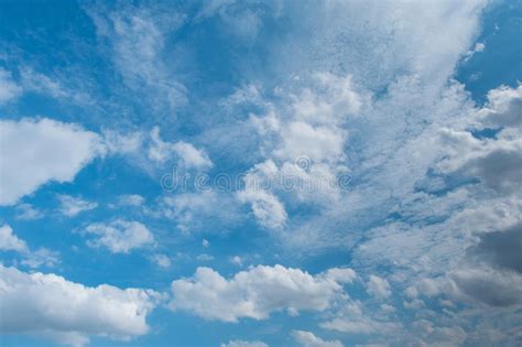 Blue Sky With Clouds Stock Photo Image Of Peace High 84390952