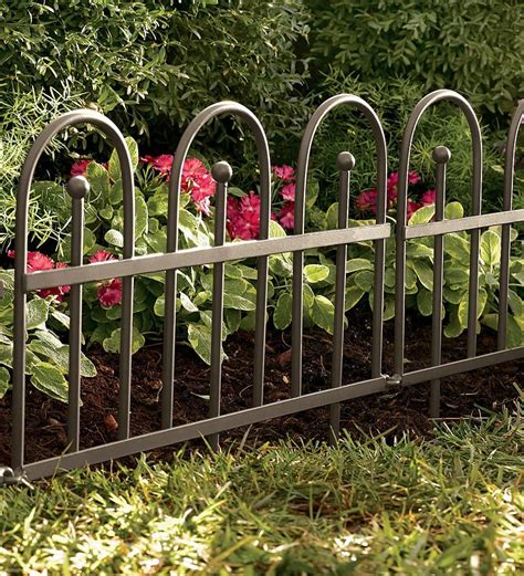 Our Garden District Iron Fence Wrought Iron Edging Is A Pretty And