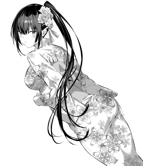 Hiiragi Yuuichi Takamine Takane Highres 1girl Ass Black Hair