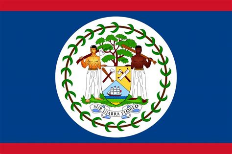 An extension used as an optional alternative for jpeg images: Belize flag coloring - country flags