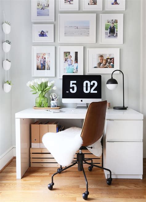 sunny-circle-office-desk.jpg | Guest bedroom office, Home decor, Home wall decor