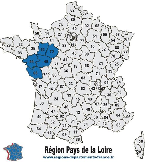 Région Pays De La Loire Localisation Carte Et Départements
