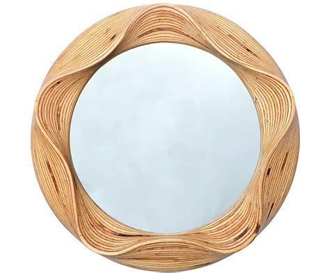 Learn more about bath mirrors. Funky round wooden mirror | Round wooden mirror, Round ...