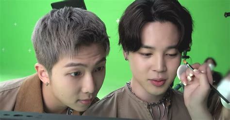 Btss Jimin And Rms Attitude While Filming The My Universe Mv