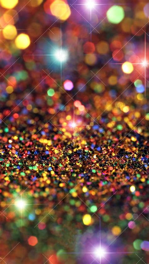 Colorful Glitter Sparkle Glow Iphone Wallpaper Colors Forever
