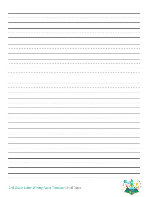 Letter Writing Template 2nd Grade